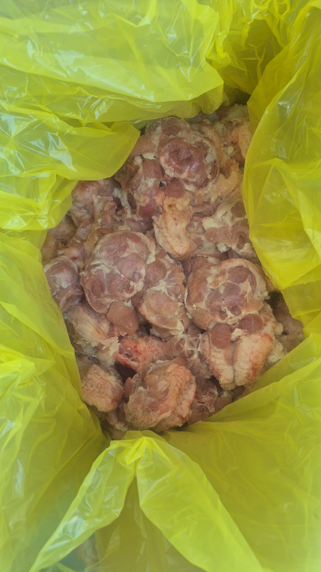 Croupillons de dinde ou cu de dinde/carton de 10kg