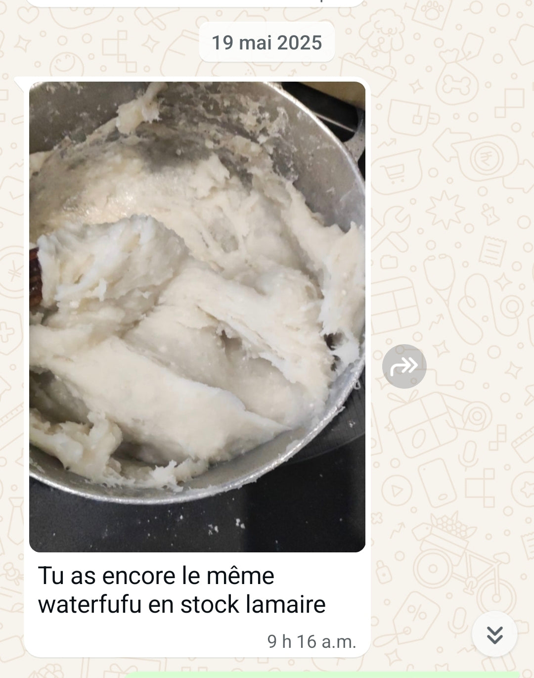 Water fufu produit du Cameroun/ 5 paquet de 1kg