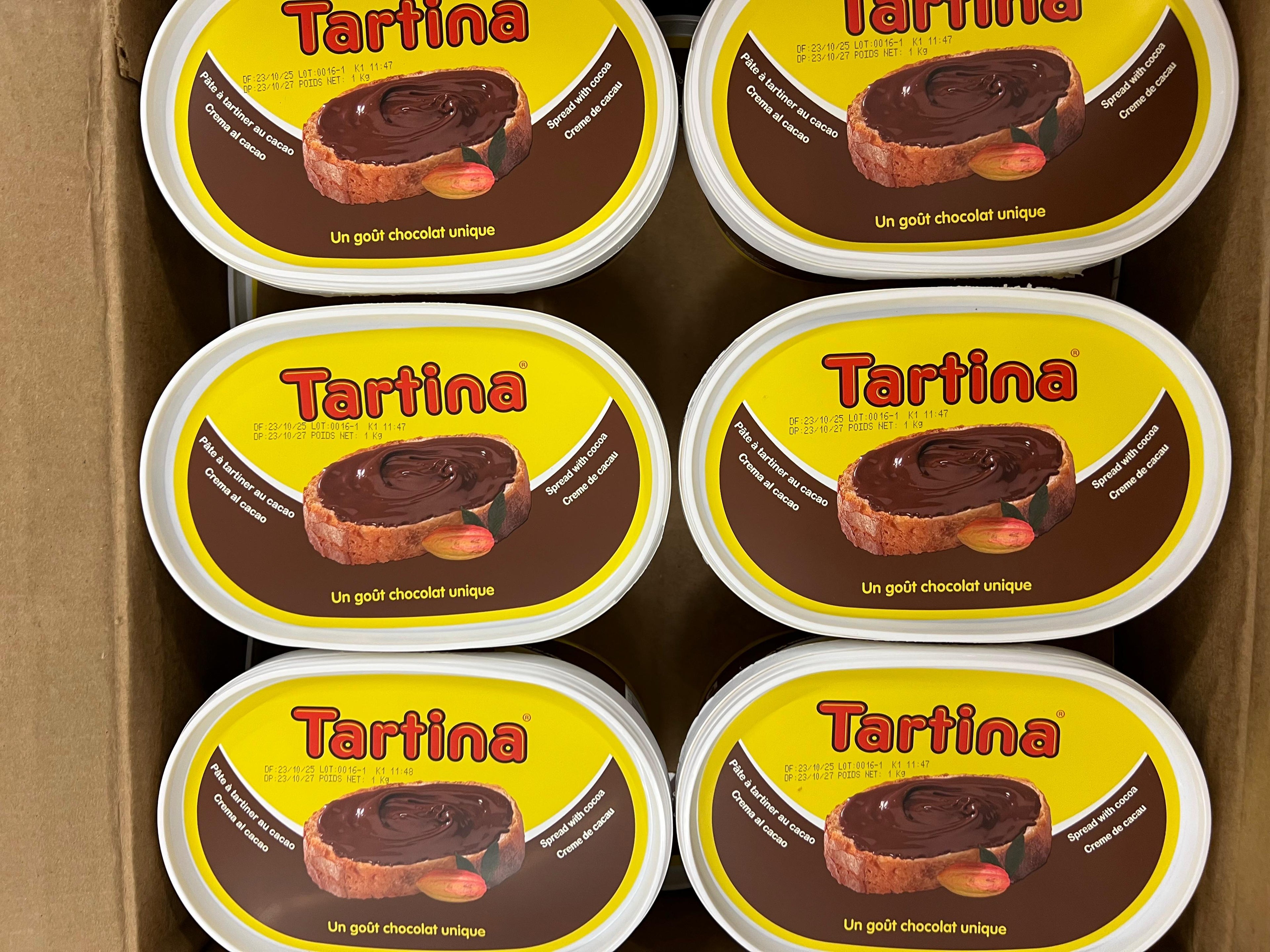 Tartina vrai chocolat authentique 3 boite de 1kg