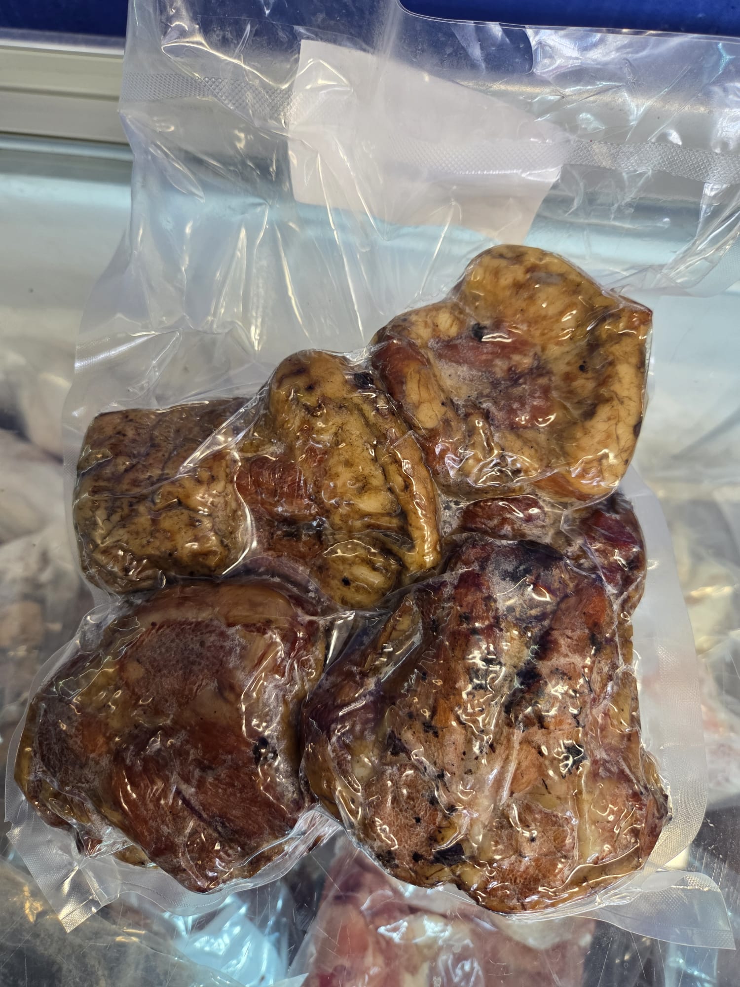 Croupillons ou cu de dinde fumee/ 3kg